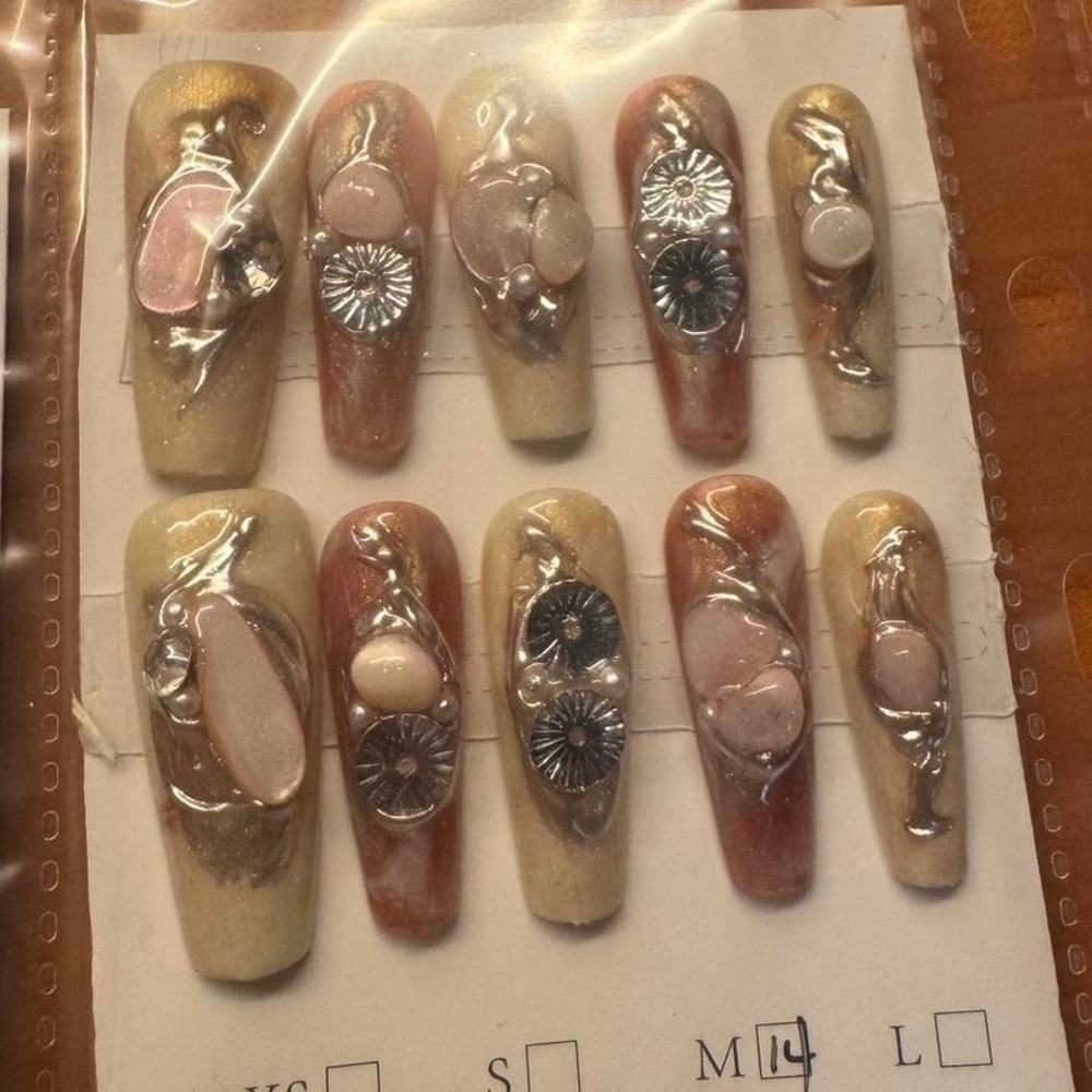 Press On Nails False Nail‎ Set,Unique Designs, Handmade Nail Art